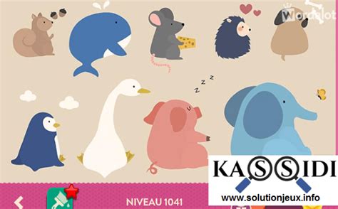 Solution Wordalot Niveau 1041 .